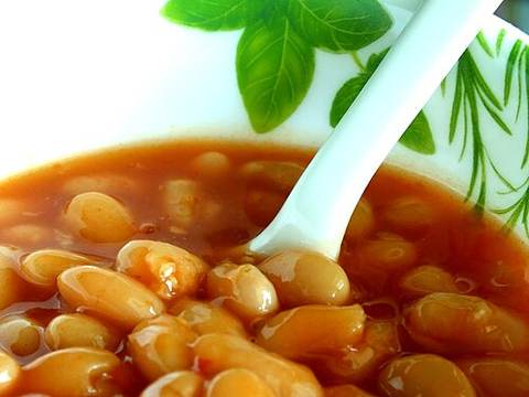 Baked beans with maple