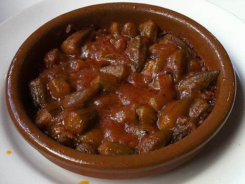 Okra stew