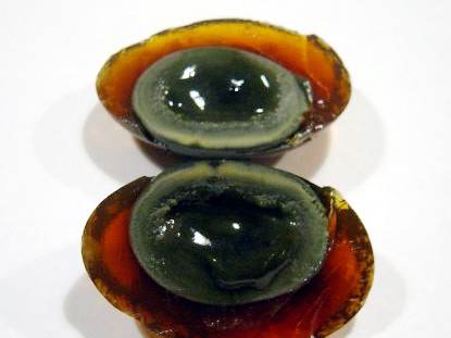 Cold tofu with century egg