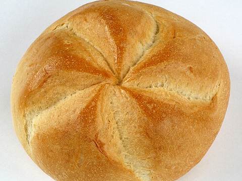 Semmel with butter and jam