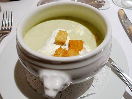 Leek and potato soup