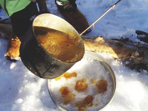 Maple taffy