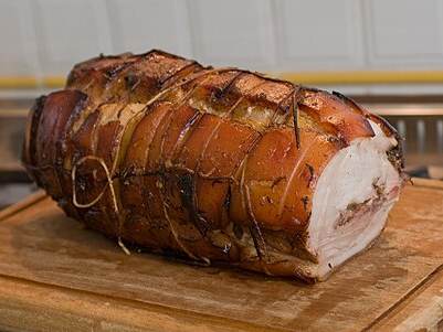 Porchetta sandwich