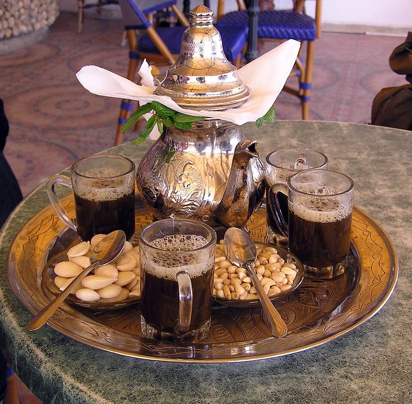 Maghrebi mint tea