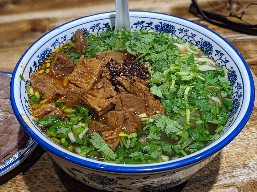 Taiwanese beef noodle soup